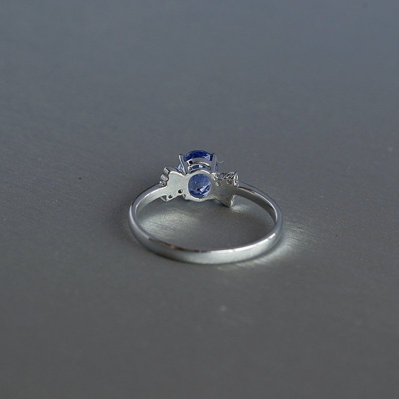 天然蓝宝石戒指-红掌柜