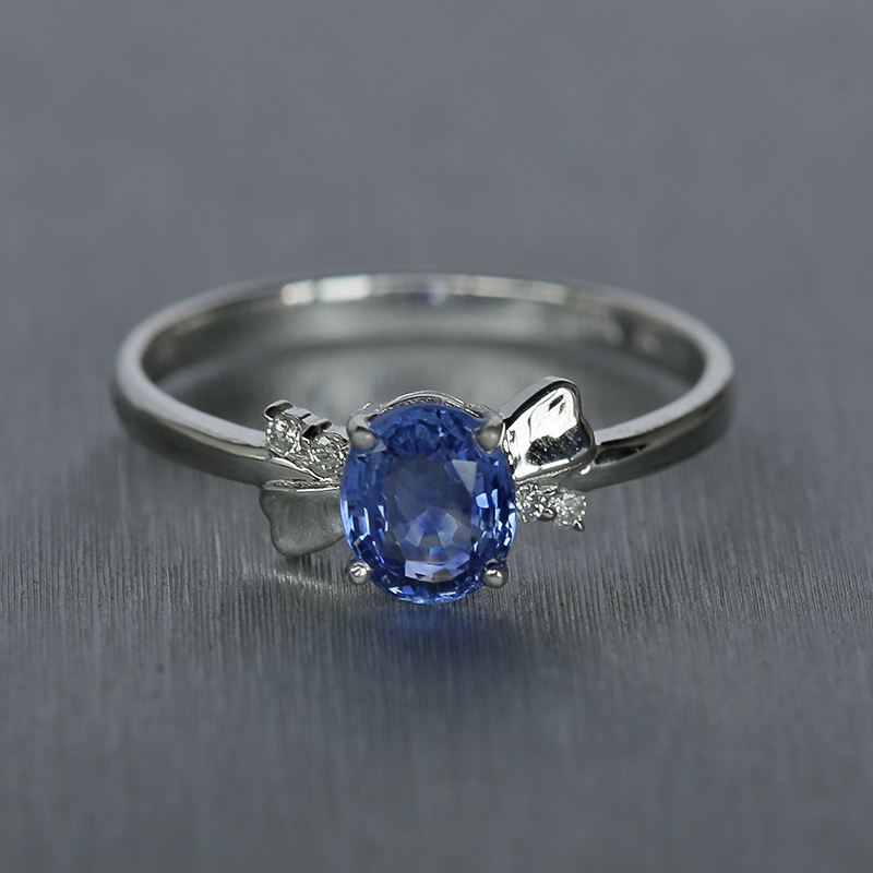 斯里兰卡蓝宝石戒指-红掌柜