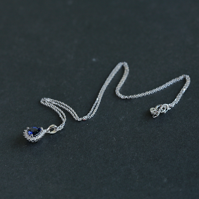 斯里兰卡蓝宝吊坠-红掌柜