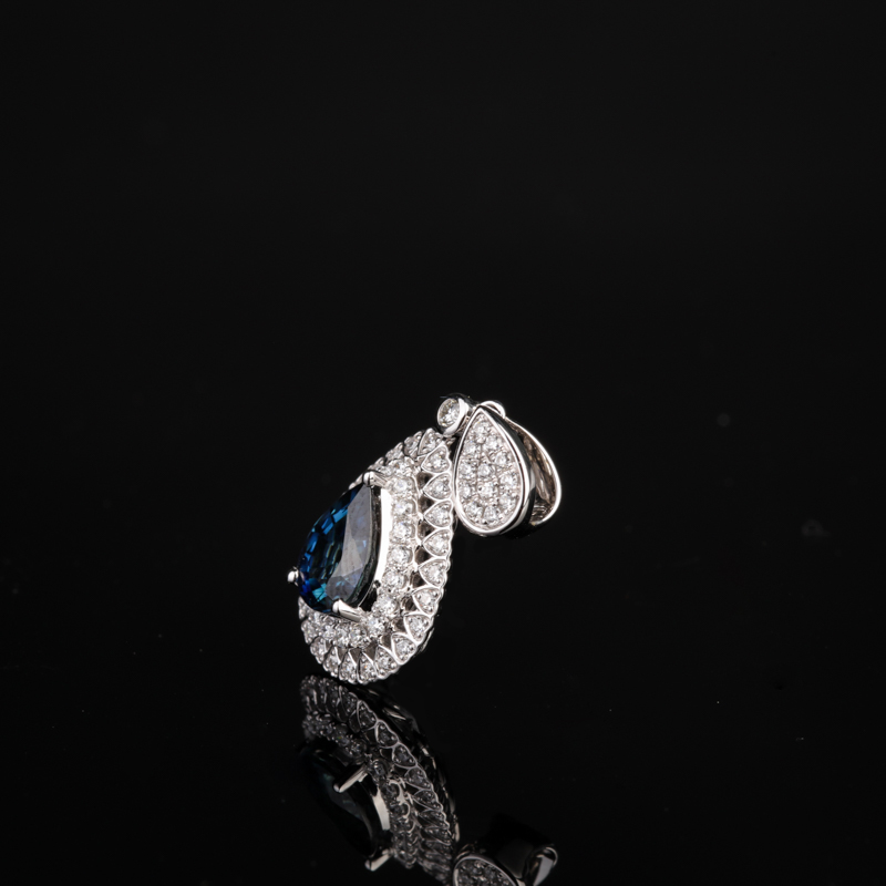 蓝宝石吊坠-红掌柜