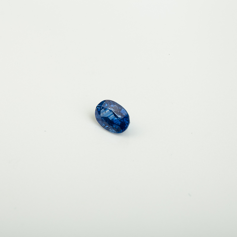 天然蓝宝石刻面戒面-红掌柜