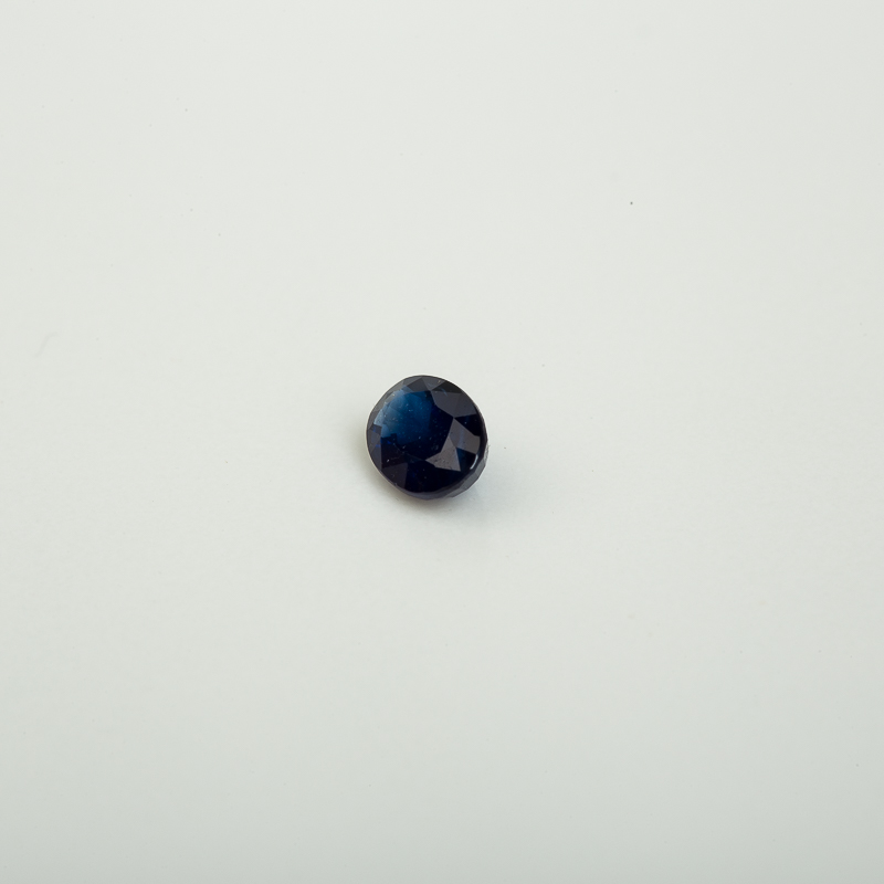 斯里兰卡深蓝色蓝宝石刻面戒面-红掌柜