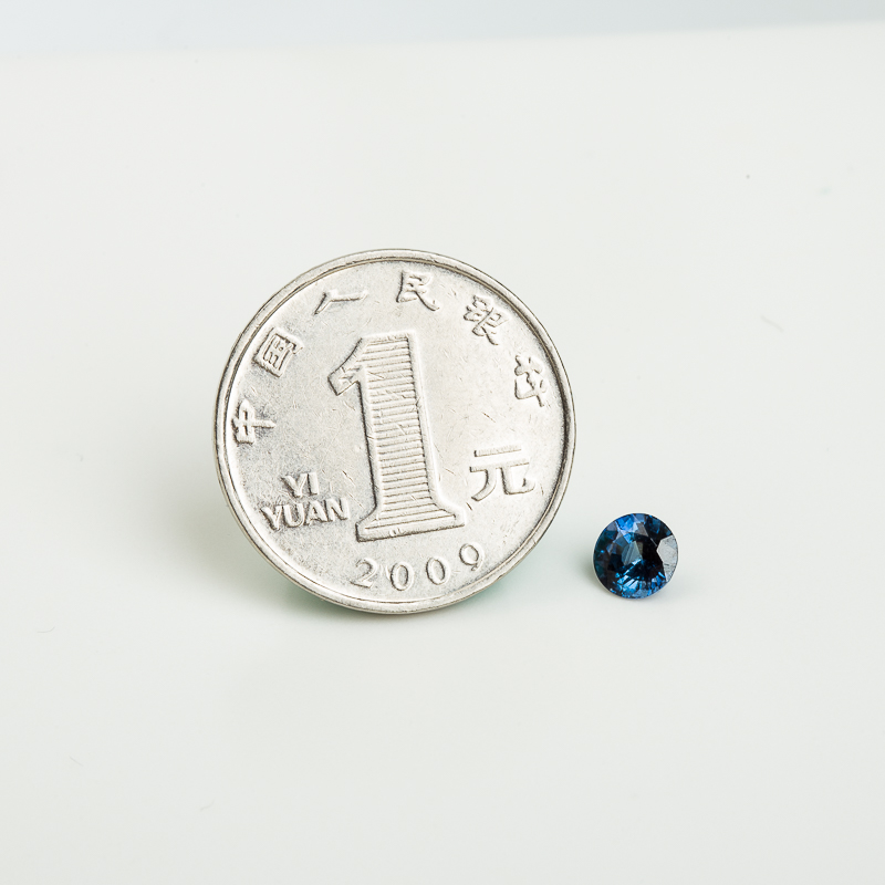 蓝宝石刻面戒面-红掌柜