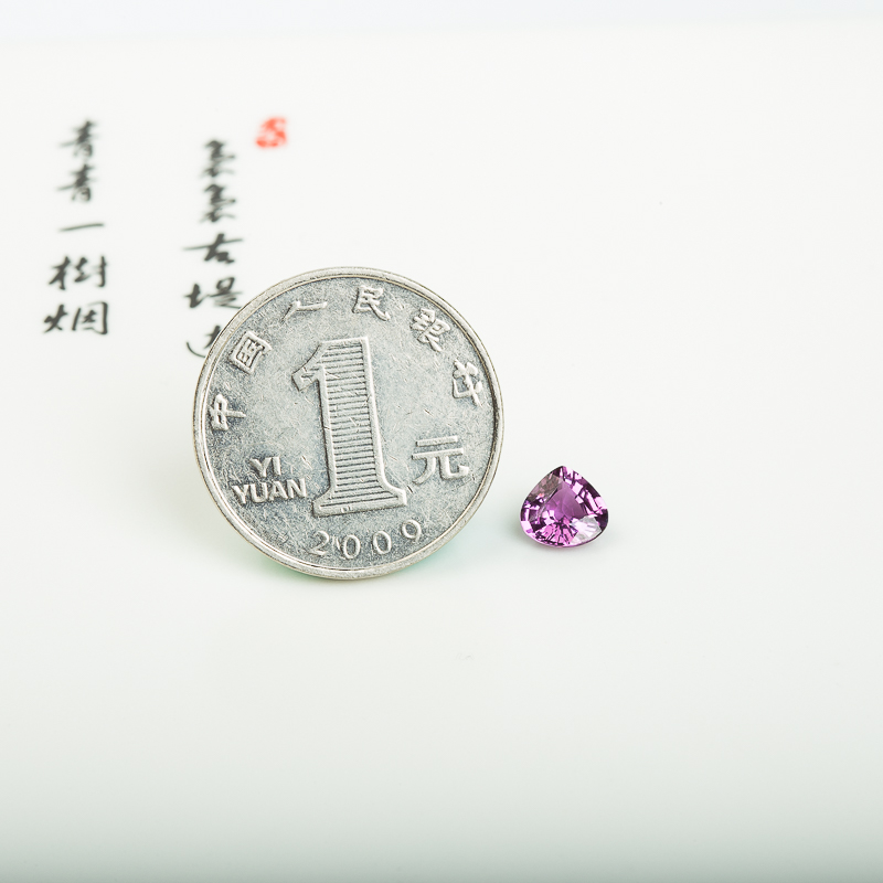 斯里兰卡蓝宝石刻面梨形戒面-红掌柜