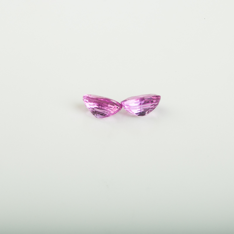 天然蓝宝石刻面椭圆戒面-红掌柜