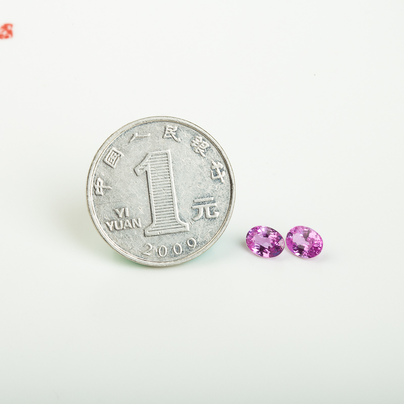 蓝宝石刻面椭圆戒面-红掌柜