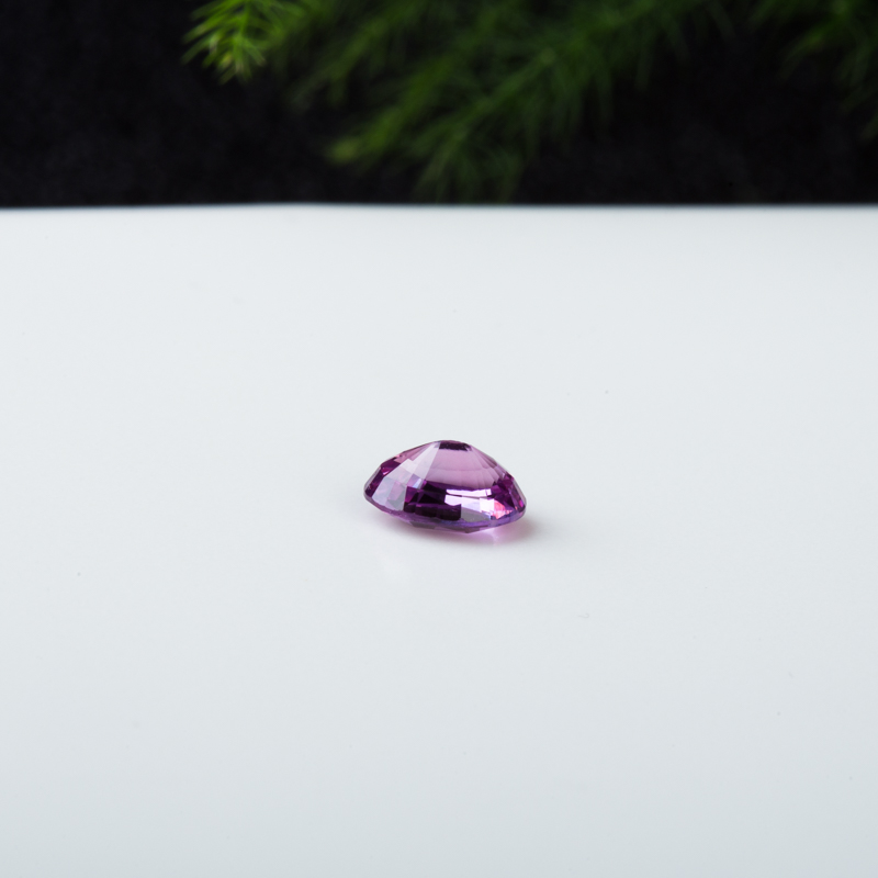 天然斯里兰卡紫色蓝宝石-红掌柜