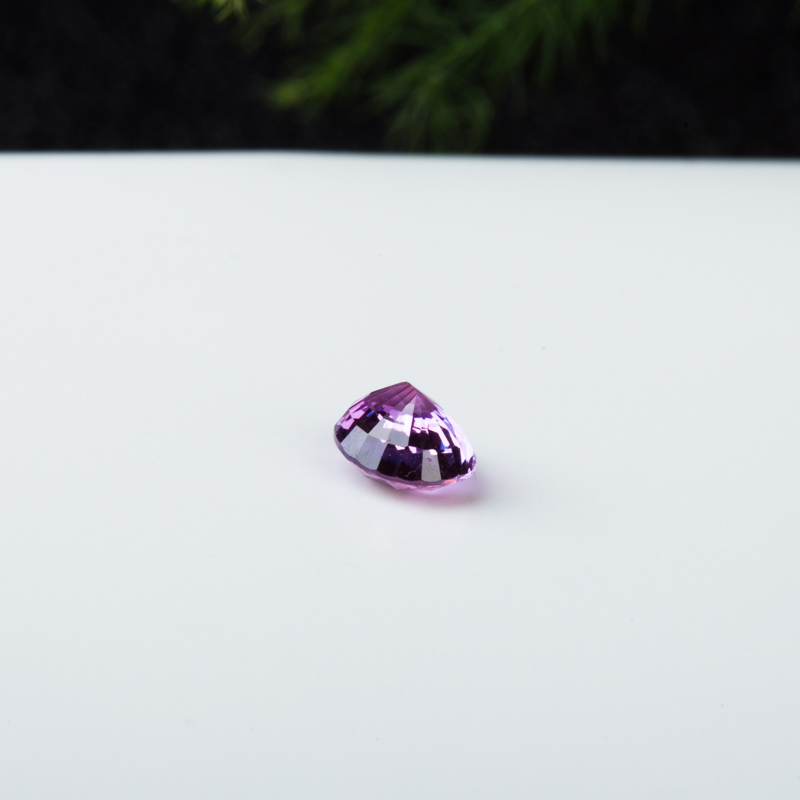 天然紫色蓝宝石戒面-红掌柜