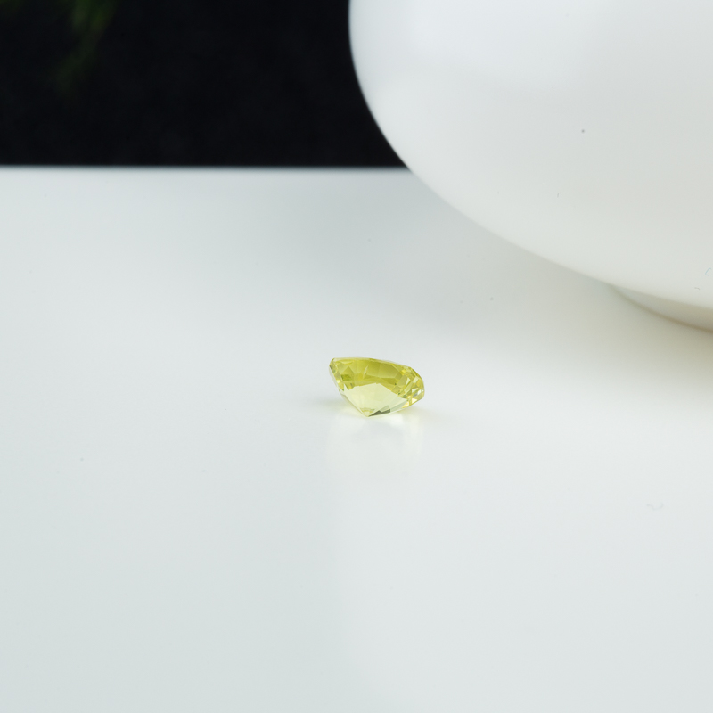 天然蓝宝石刻面戒面-红掌柜