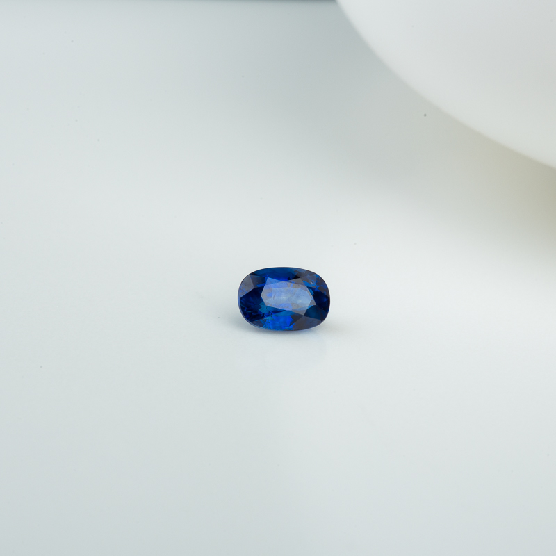 天然斯里兰卡蓝宝石刻面戒面-红掌柜