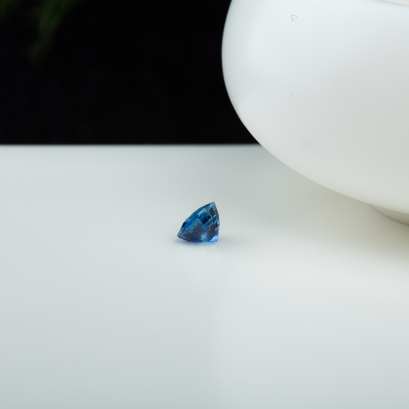 天然蓝宝石刻面戒面-红掌柜