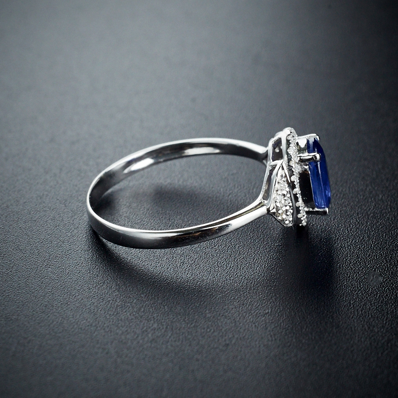 斯里兰卡天然蓝宝石戒指-红掌柜