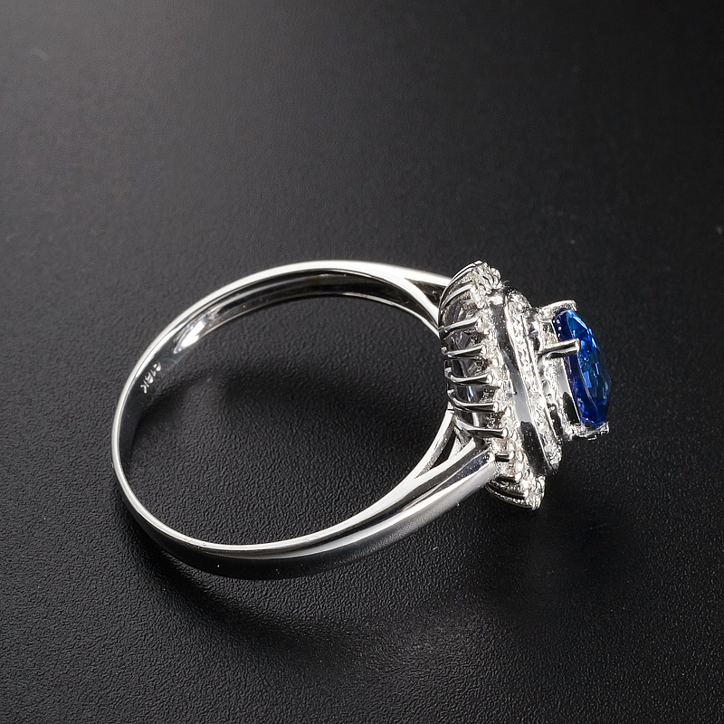 天然蓝宝石戒指-红掌柜