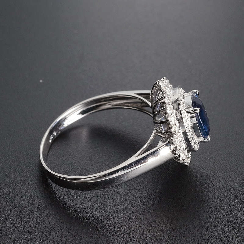 天然蓝宝石戒指-红掌柜