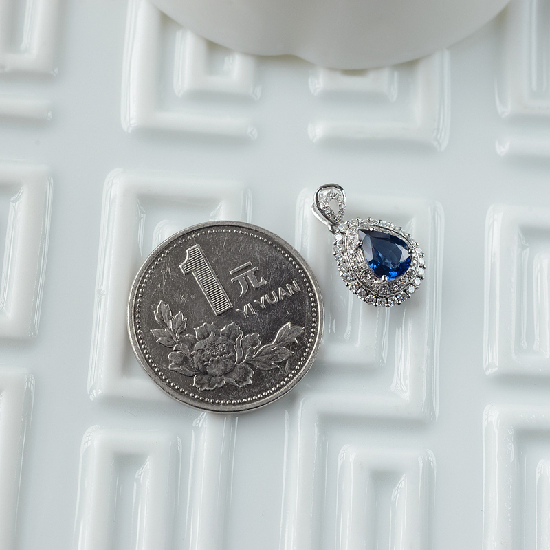 蓝宝石挂坠-红掌柜