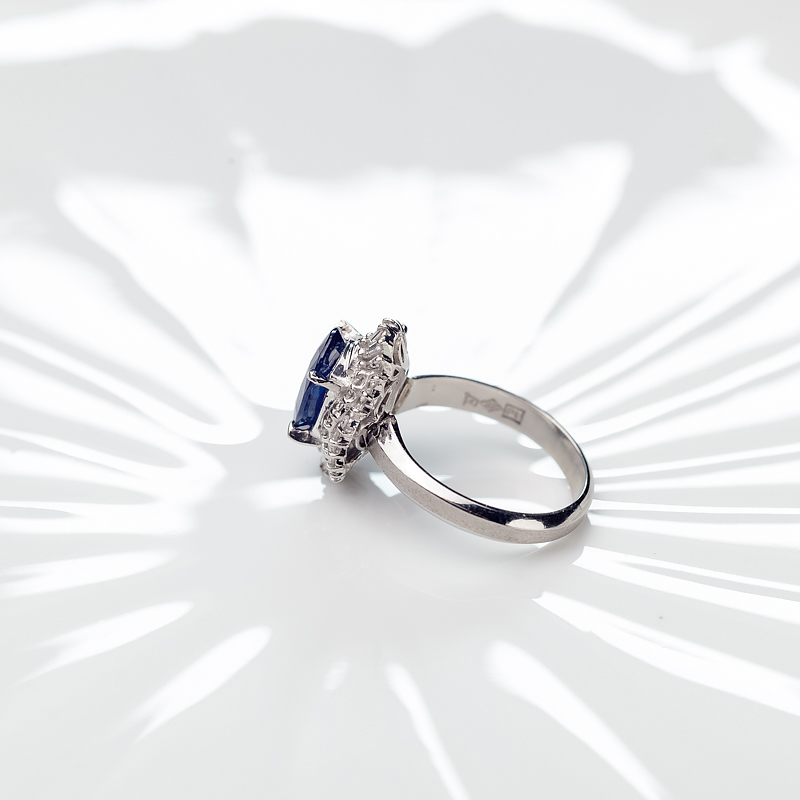 天然蓝宝石戒指-红掌柜