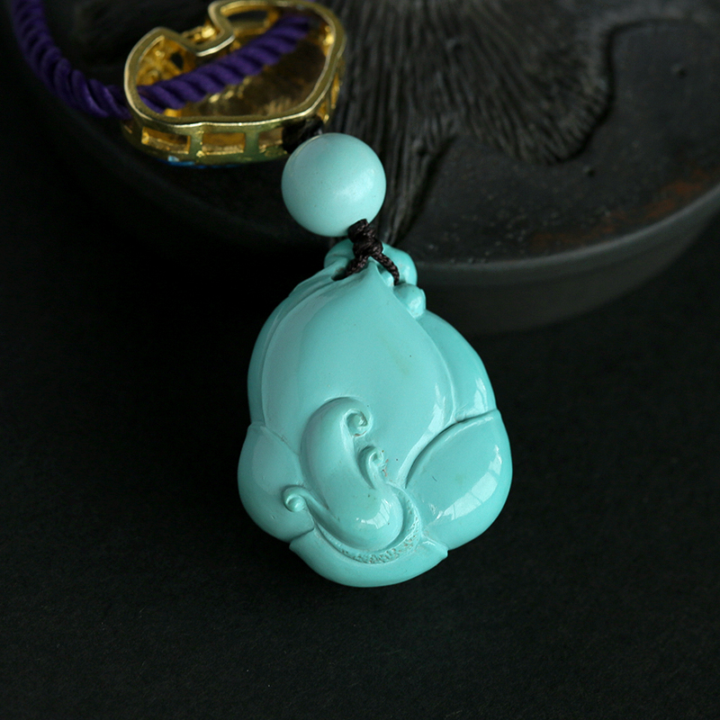 绿松石吊坠-红掌柜