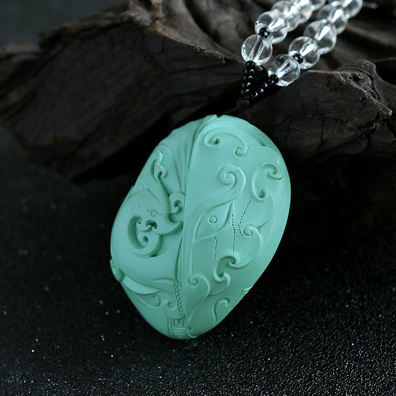 绿松石吊坠-红掌柜