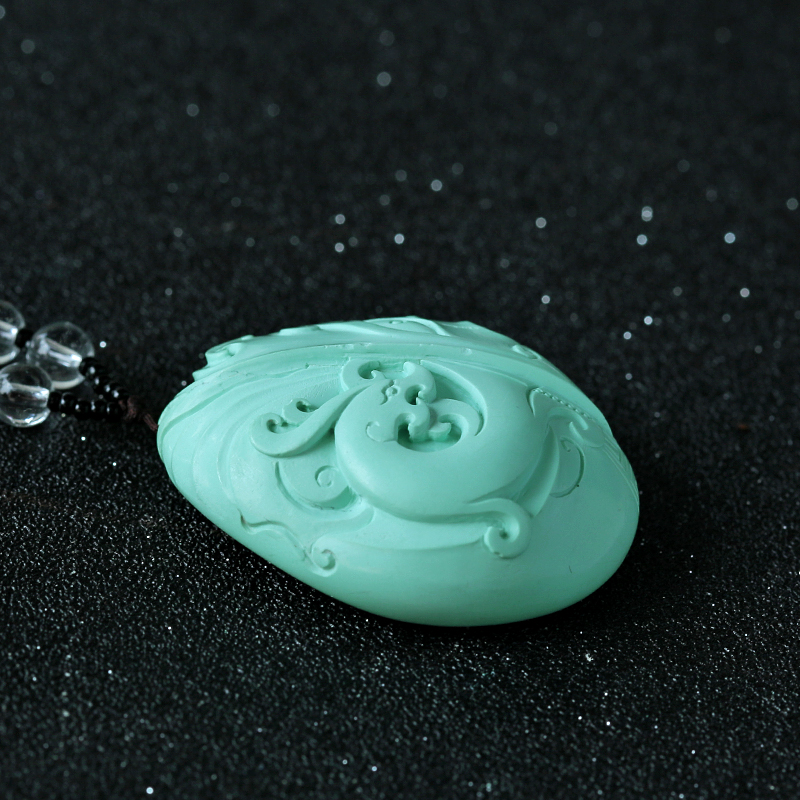 绿松石挂件-红掌柜