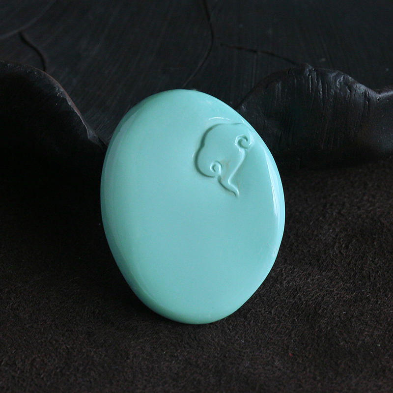 绿松石吊坠-红掌柜