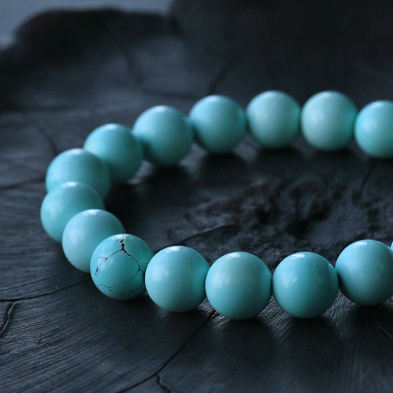 绿松石单圈手串-红掌柜