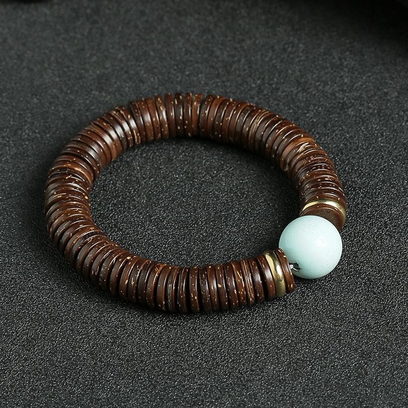 湖北天然绿松石手串-红掌柜