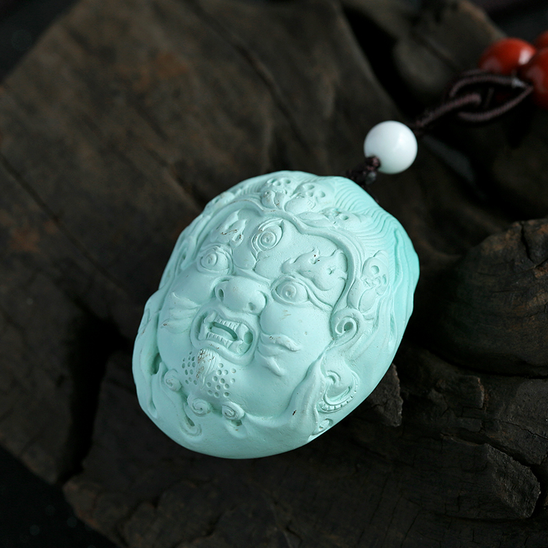 湖北绿松石吊坠-红掌柜