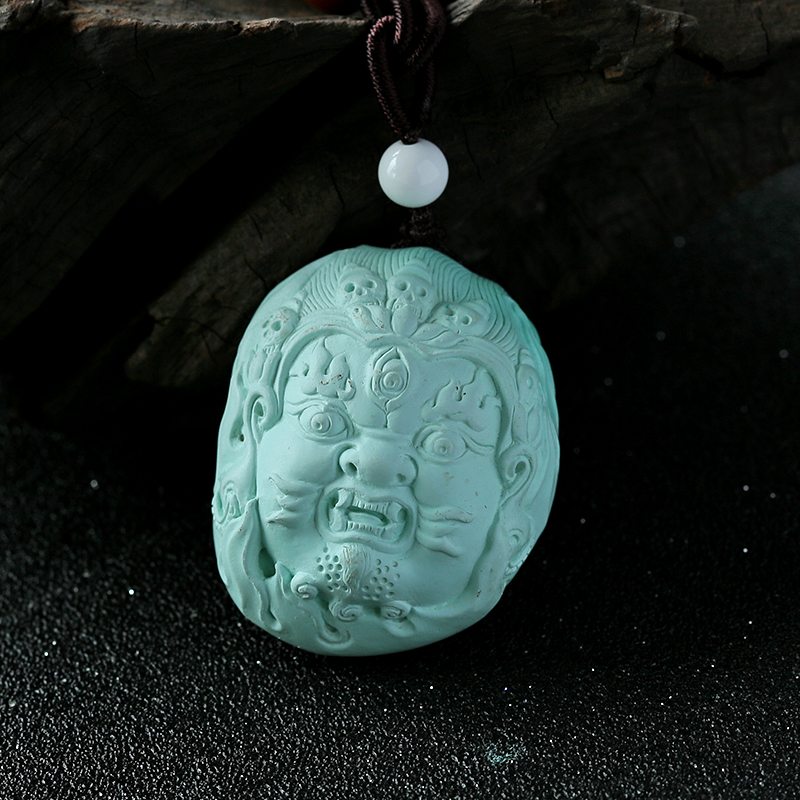 苏工绿松石吊坠-红掌柜