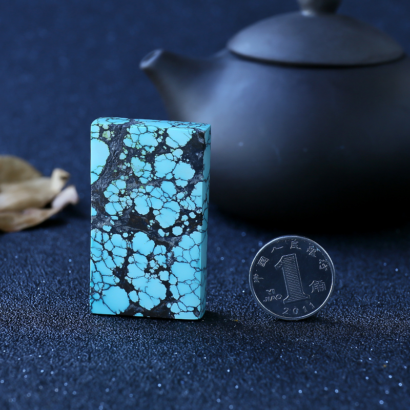 乌兰花绿松石吊坠-红掌柜