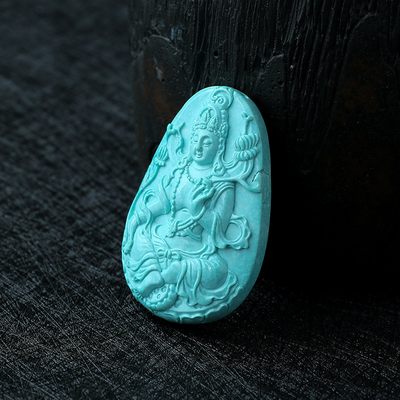 绿松石吊坠- 红掌柜珠宝