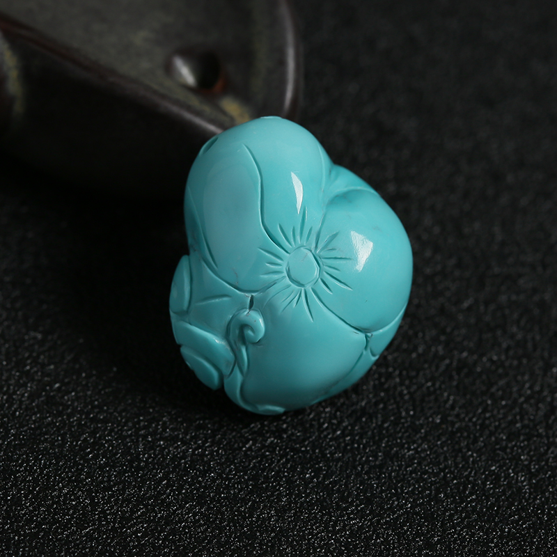 绿松石观音像挂件-红掌柜珠宝