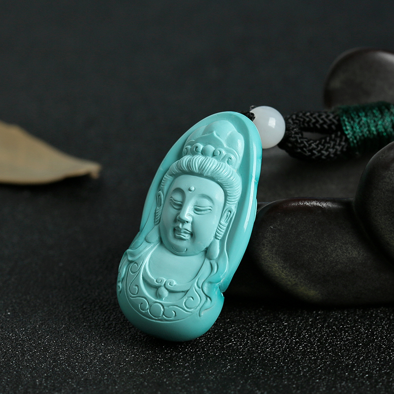 绿松吊坠-红掌柜