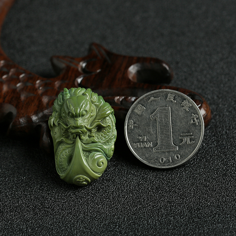 湖北绿松石挂件-红掌柜