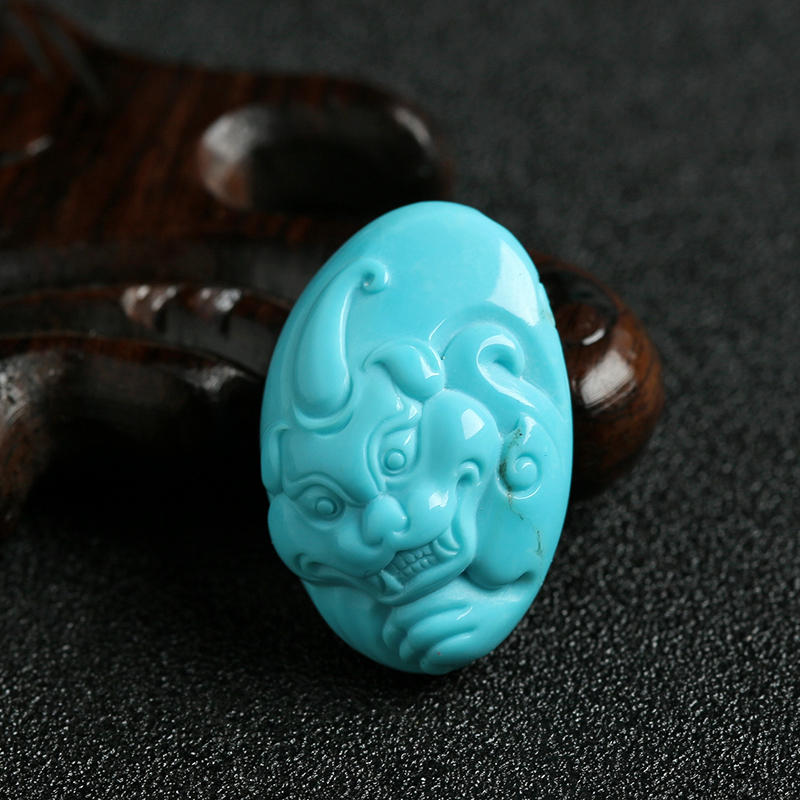 美松瑞兽吊坠-红掌柜