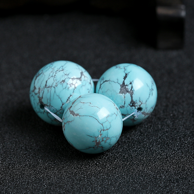 云盖寺绿松石大珠子-红掌柜