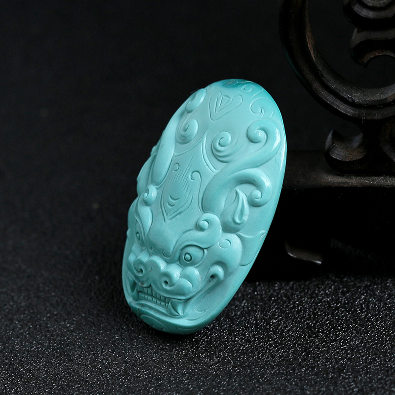 绿松石仿古龙头-红掌柜