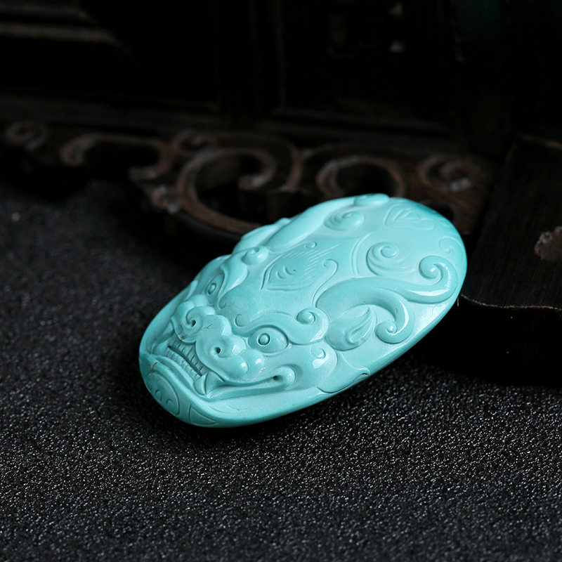 绿松石吊坠-红掌柜