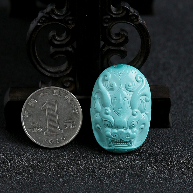 天然绿松石-红掌柜