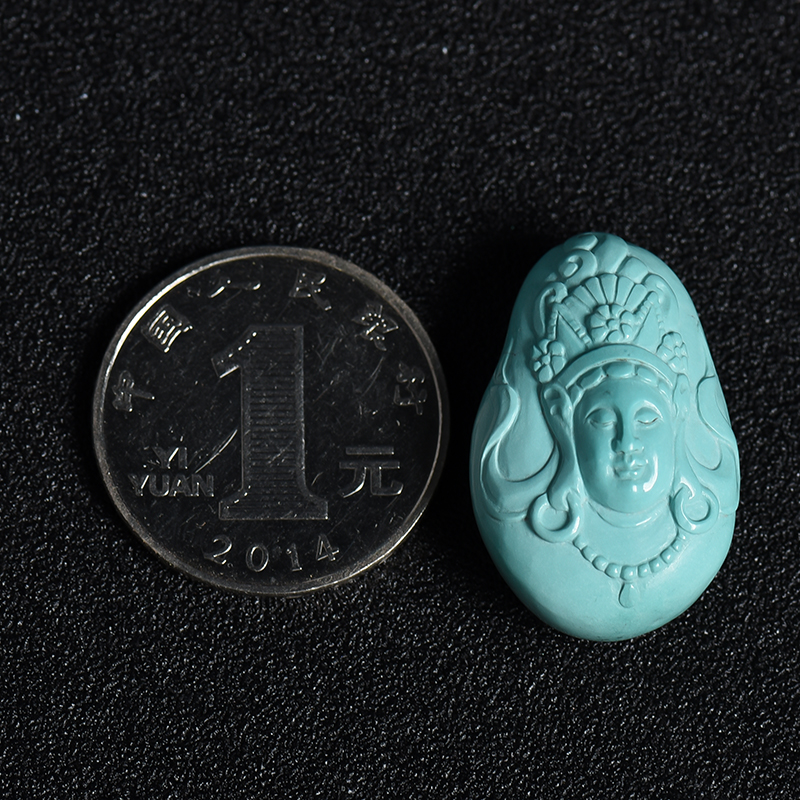 湖北绿松石吊坠-红掌柜