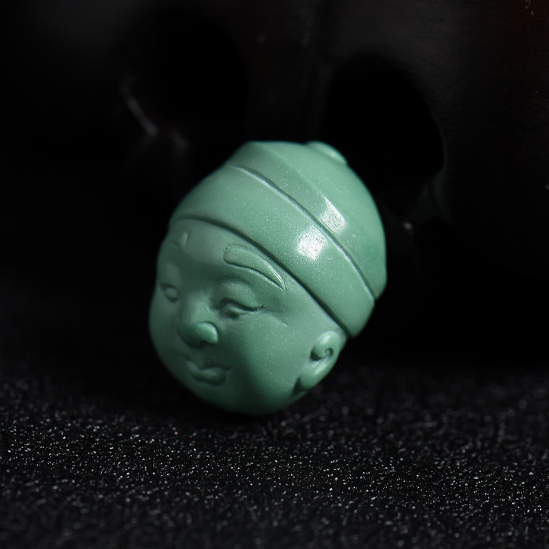 天然绿松石挂坠-红掌柜