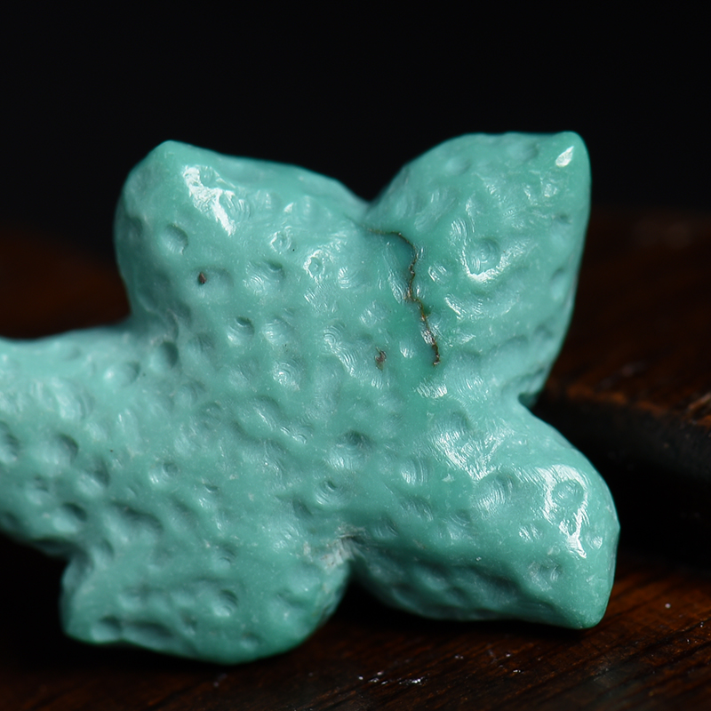 天然绿松石挂坠-红掌柜