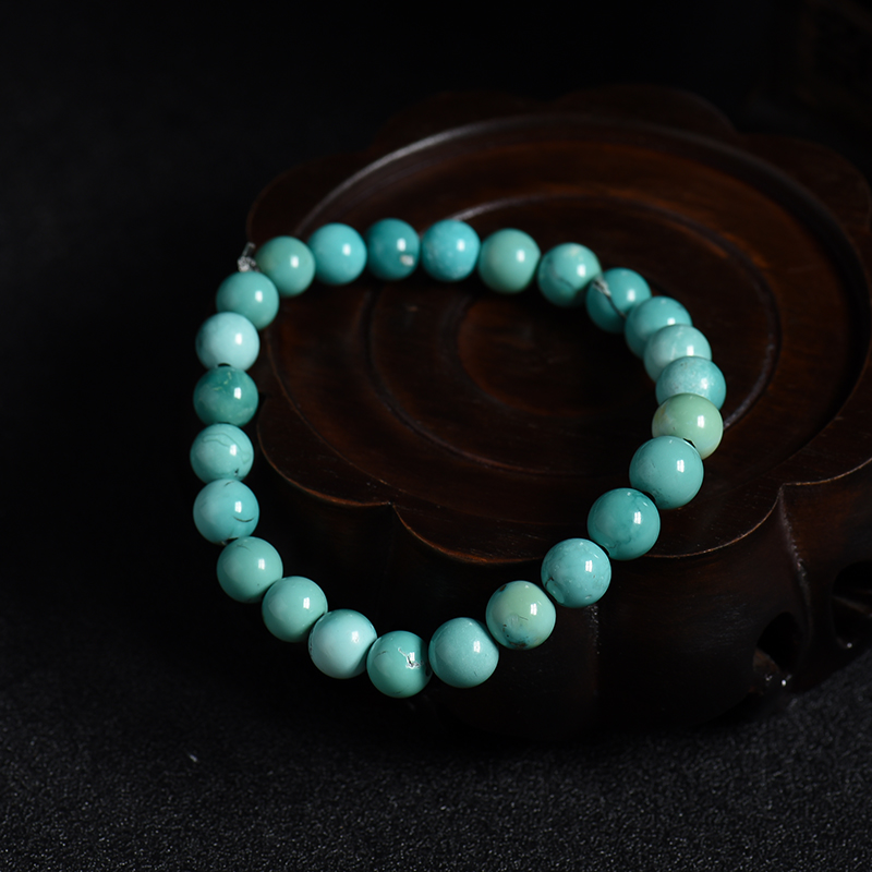 绿松石圆珠手串 - 红掌柜
