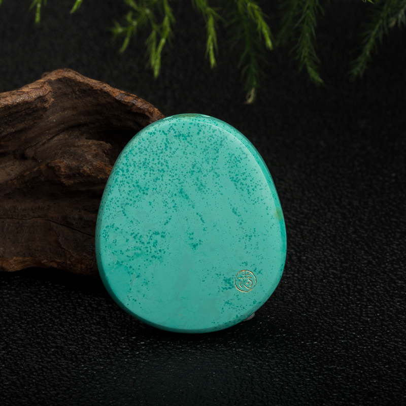 天然湖北高瓷绿松石弥勒佛吊坠-红掌柜