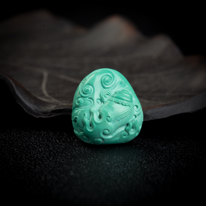 绿松石问道吊坠-红掌柜