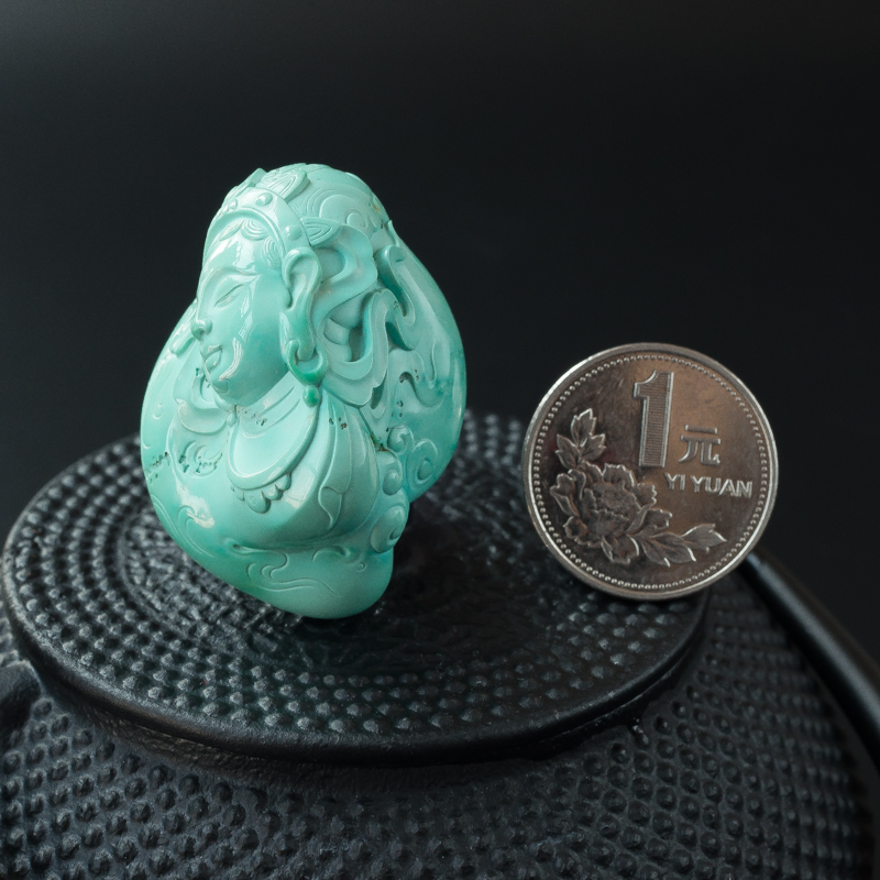 湖北绿松石吊坠-红掌柜