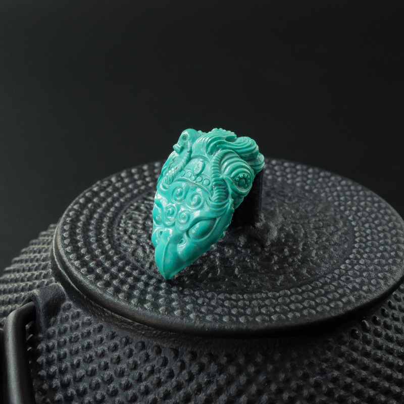 湖北绿松石大鹏鸟吊坠-红掌柜