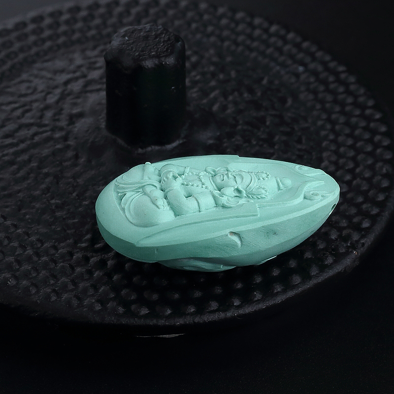 绿松石宝宝佛吊坠-红掌柜