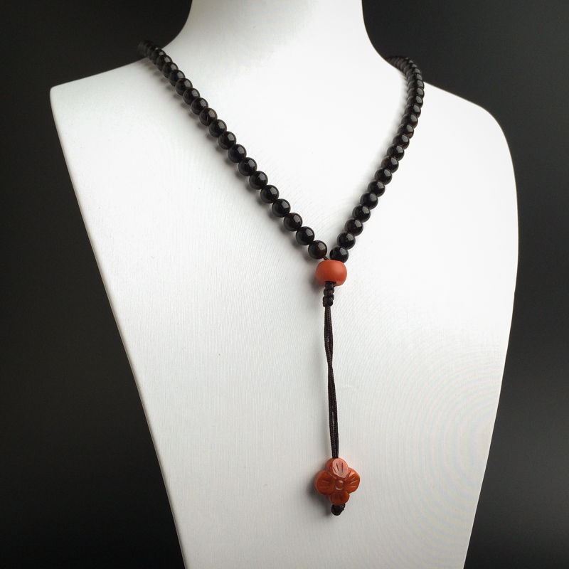 湖北天然绿松石项链 - 红掌柜