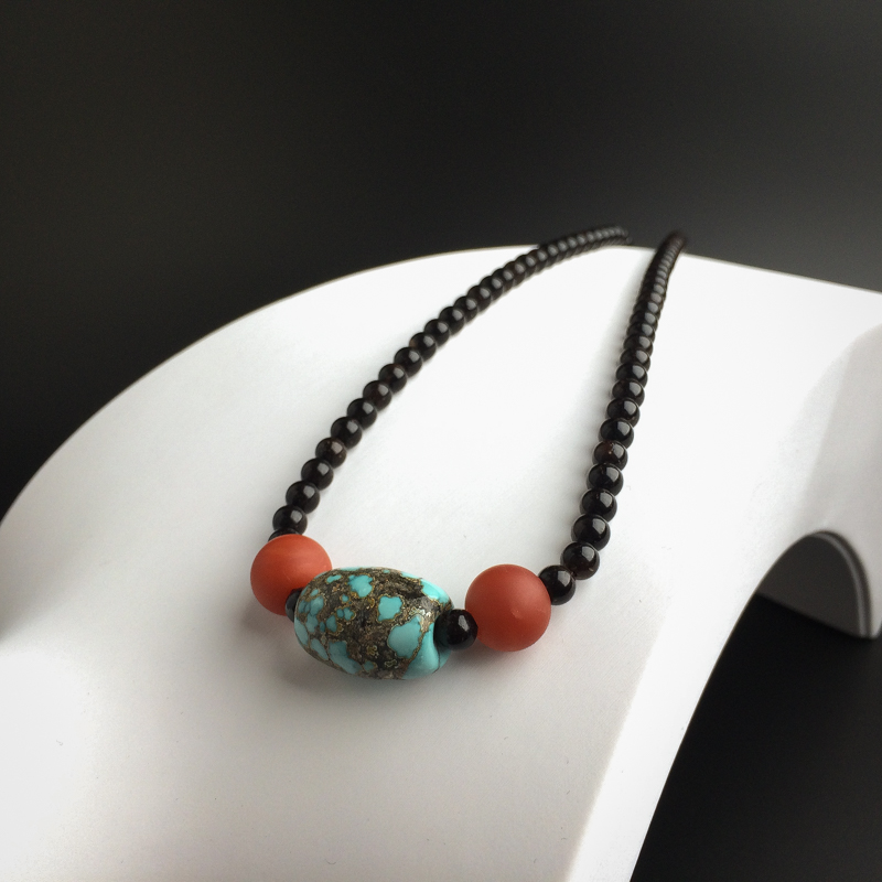 湖北绿松石项链 - 红掌柜