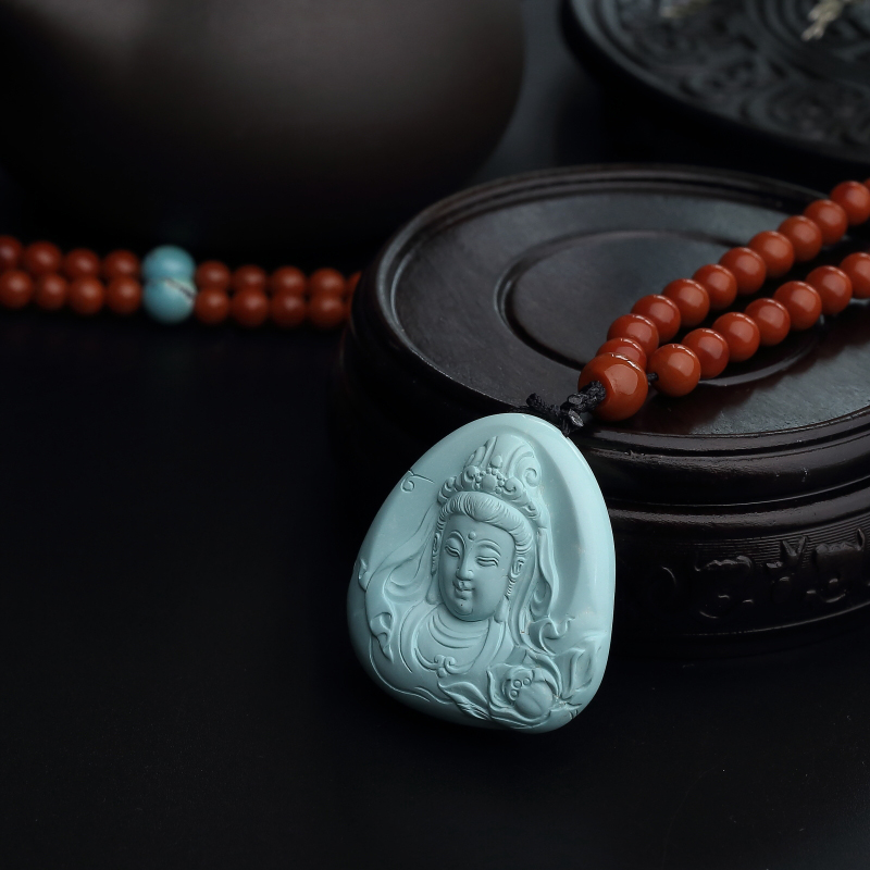 绿松石吊坠-红掌柜